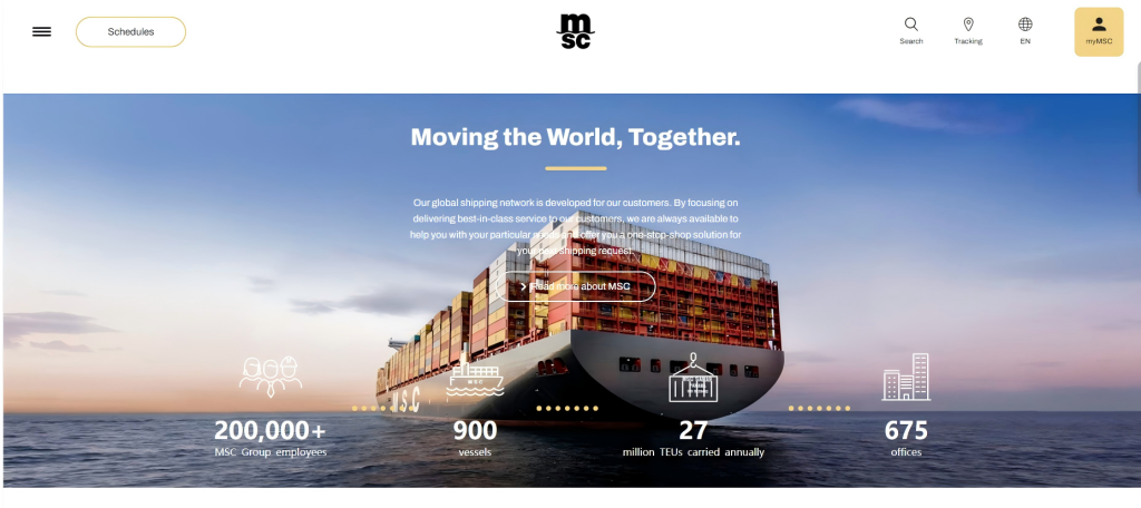 MSC shipping company