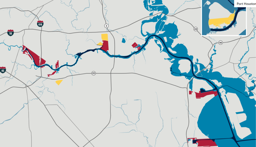 port houston map