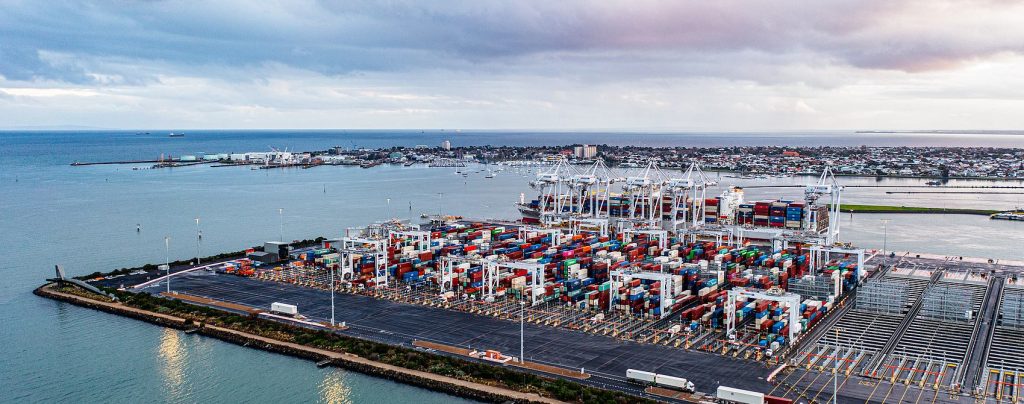 construction materials from China to Australia.