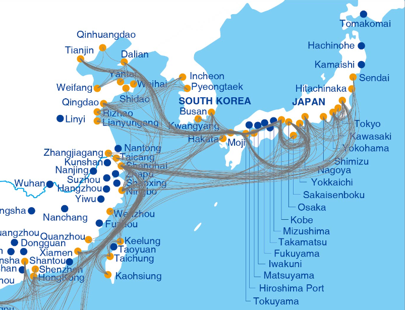 china to japan from china brf logistics
