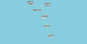 Guadeloupe map
